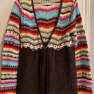 Boston Proper Boho Sweater Size M